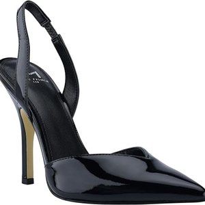 Marc Fisher (Fiesty Black Patent Leather Stiletto)